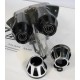 SILENCIOSO TOP-GUN INOX-CARBONO