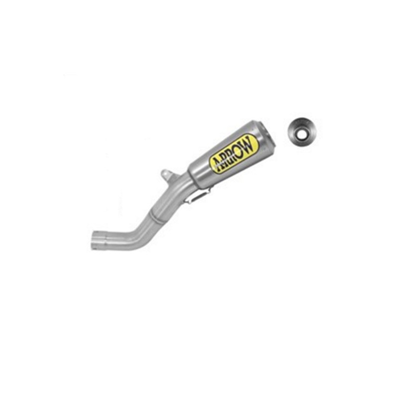 SILENCER PRO-RACE TITANIUM + STAINLESS LINK TUBE