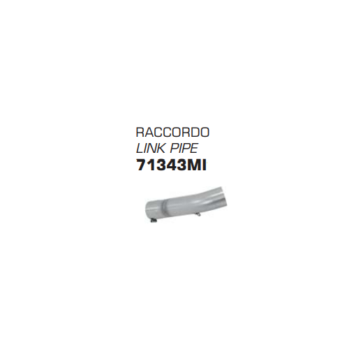 TUBO DE ENLACE ACERO INOXIDABLE ARROW RACING