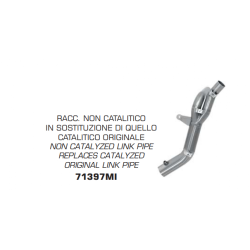 TUBO DE ENLACE NO CATALIZADO ARROW RACING