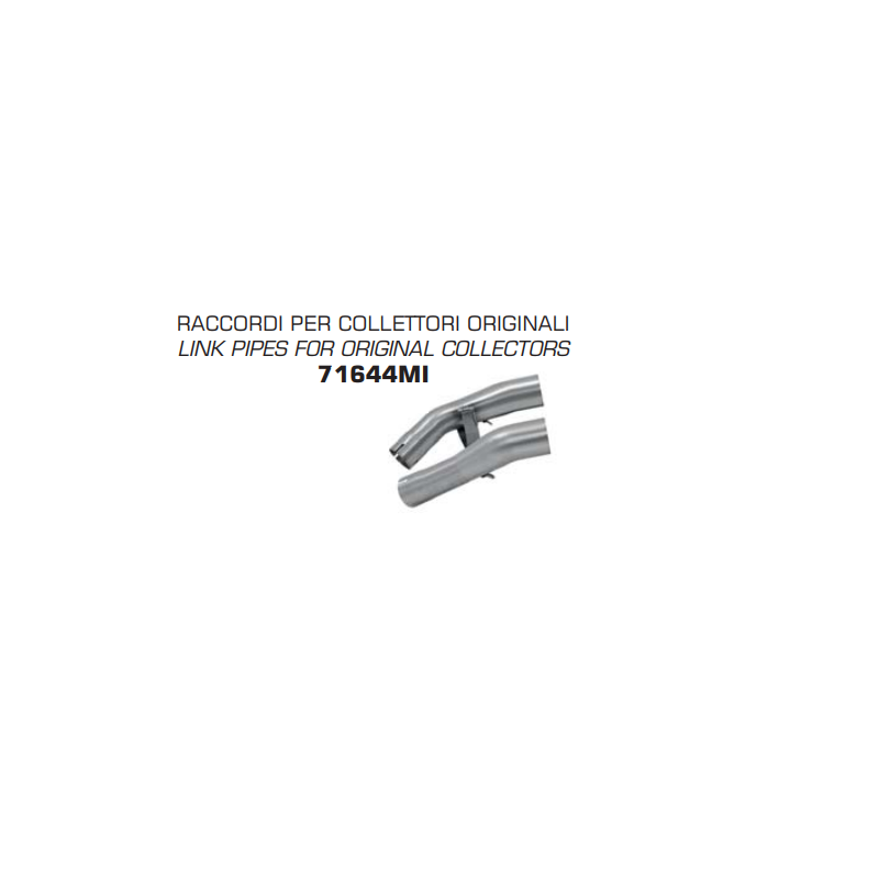 TUBO ENLACE COLECTOR ORIGINAL ARROW RACING