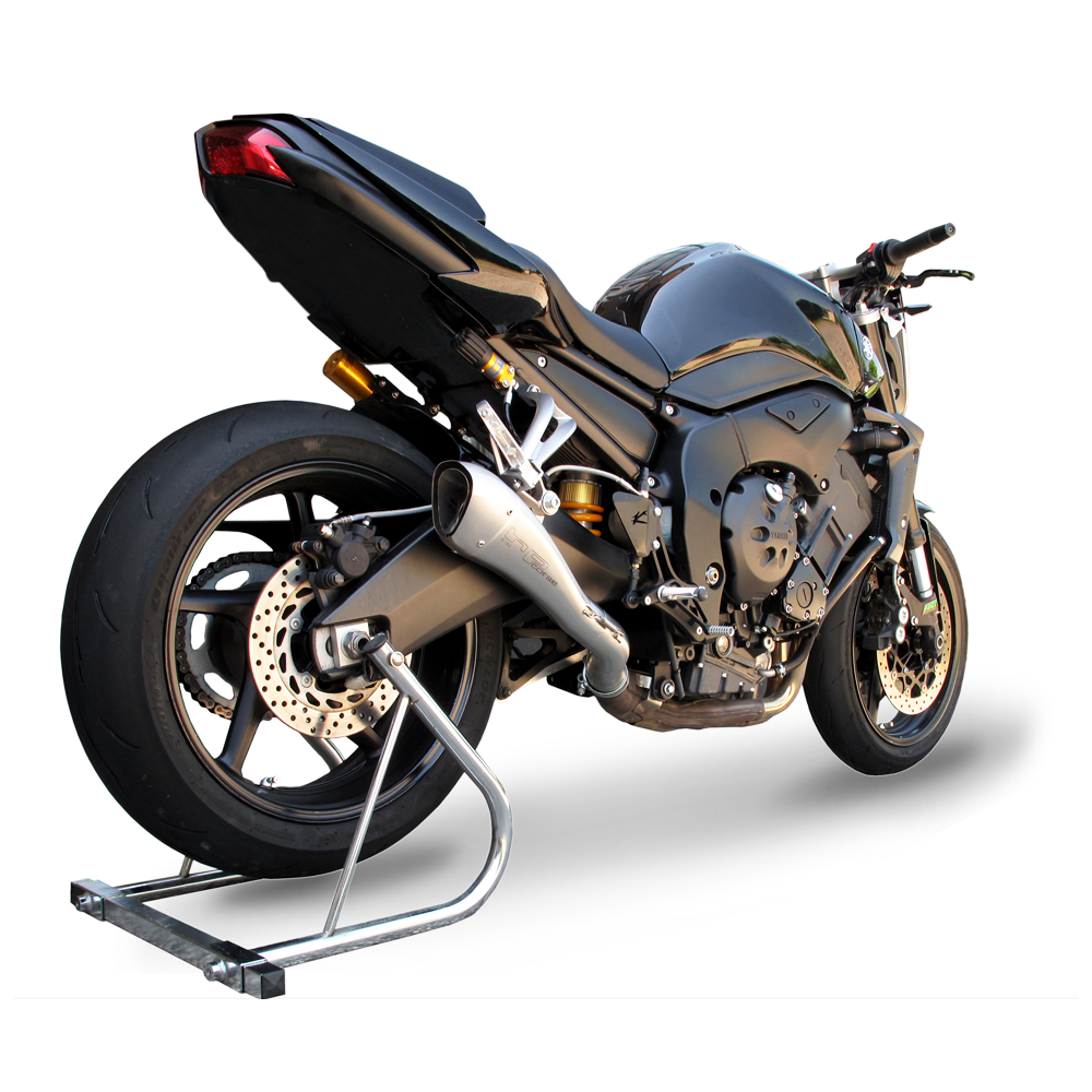Tubo de escape rx4 para Yamaha FZS 1000/600 fazer silenciador negro carbon 
