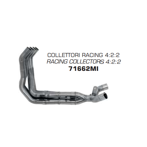 COLECTOR 4:2:2 ACERO INOXIDABLE ARROW RACING