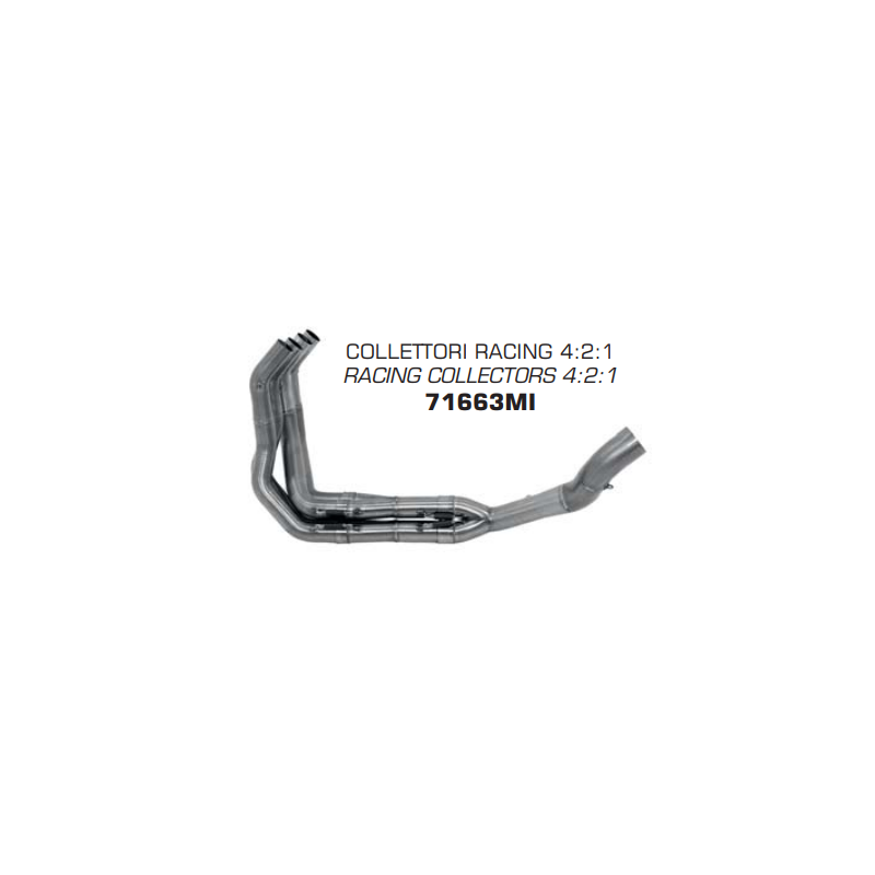 COLECTOR 4:2:2 ACERO INOXIDABLE ARROW RACING