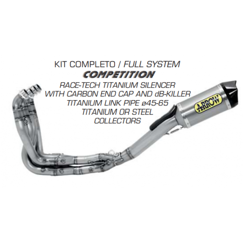 KIT COMPLETO COMPETITION ENDURANCE ARROW RACING