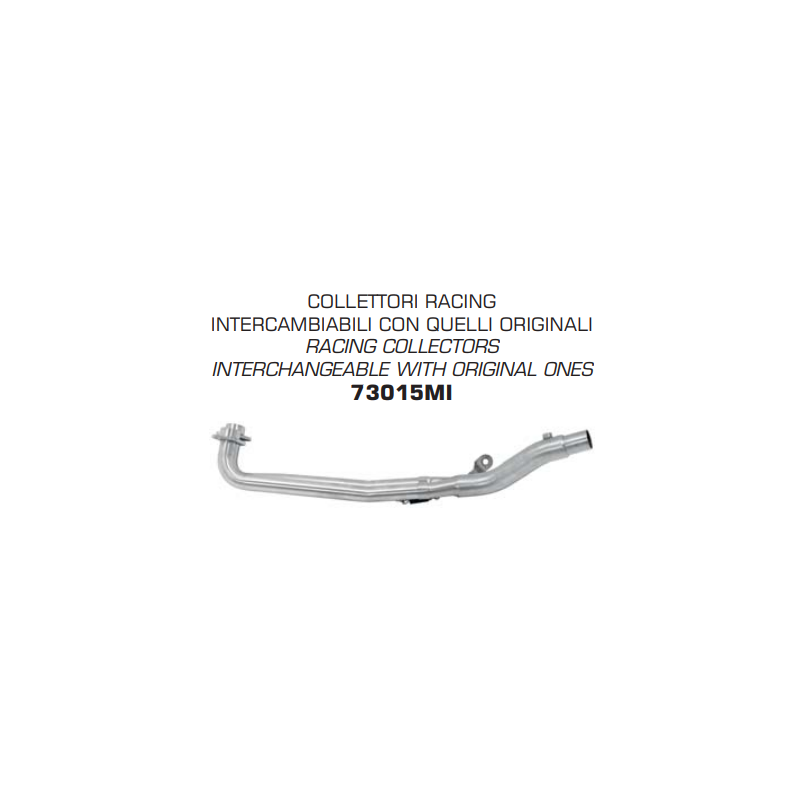 COLECTOR ACERO INOXIDABLE ARROW NO HOMOLOGADO