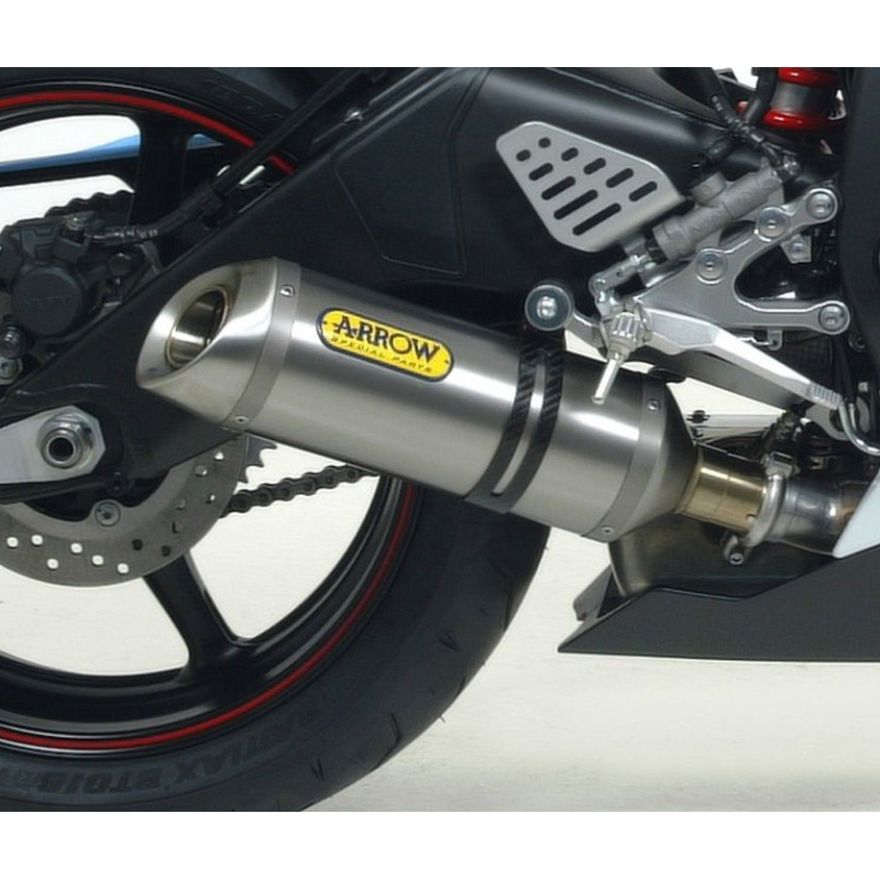 DOUBLE SILENCER THUNDER TITANIUM ARROW APPROVED