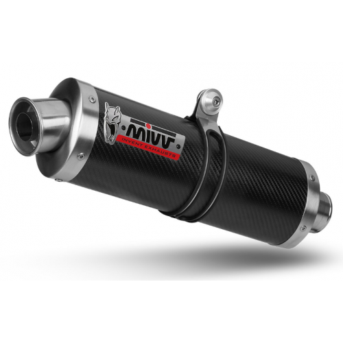 ESCAPE OVAL CARBONO MIVV NO HOMOLOGADO