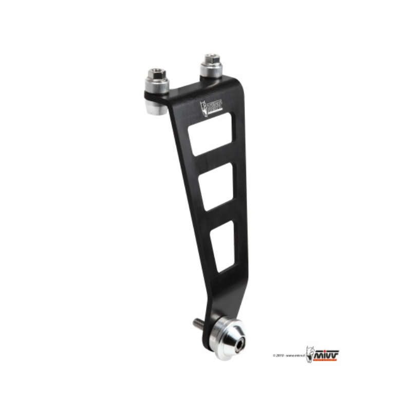 KIT ABRAZADERA ESCAPE ACERO NEGRO MIVV