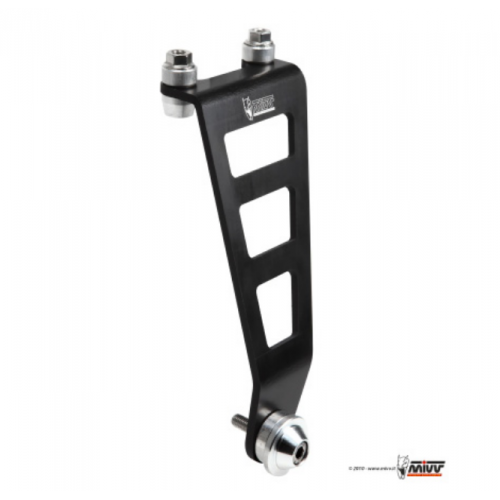 KIT ABRAZADERA ESCAPE ACERO NEGRO MIVV