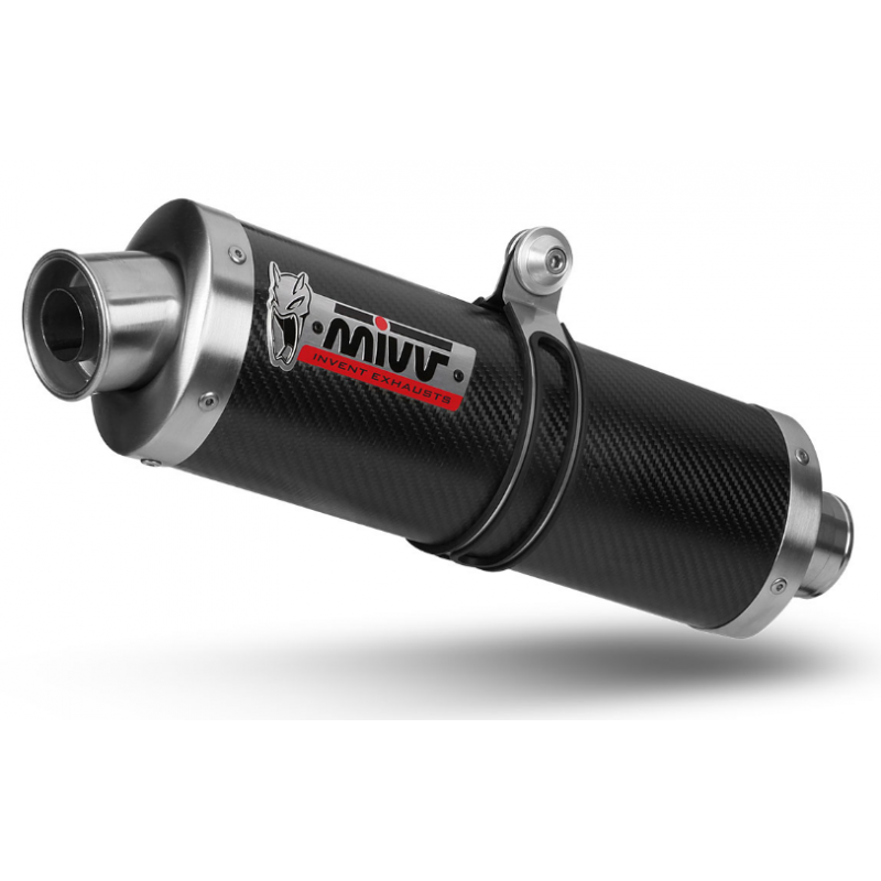 ESCAPE OVAL CARBONO MIVV NO HOMOLOGADO