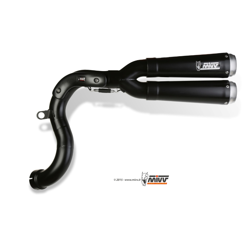 KIT DOBLE SILENCIOSO X-CONE BLACK  MIVV HOMOLOGADO