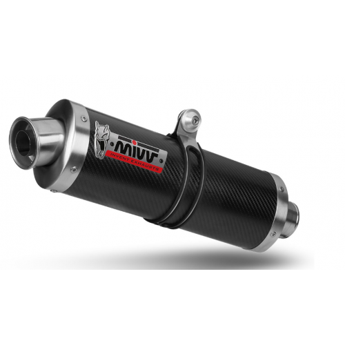 SILENCIOSO OVAL CARBONO MIVV HOMOLOGADO