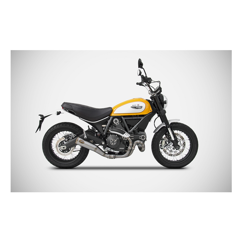 COLECTOR ZARD ACERO INOXIDABLE RACING SCRAMBLER