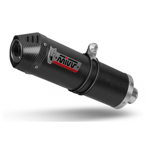 EXHAUST OVAL CARBONO MIVV APPROVED