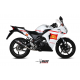 ESCAPE OVAL COMPLETO CARBONO MIVV HOMOLOGADO