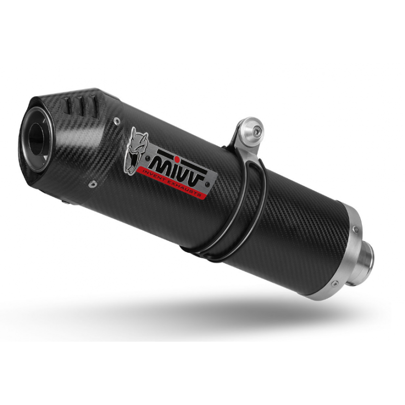 ESCAPE OVAL COMPLETO CARBONO MIVV HOMOLOGADO