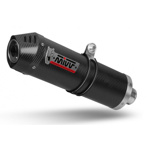 ESCAPE OVAL COMPLETO CARBONO MIVV HOMOLOGADO