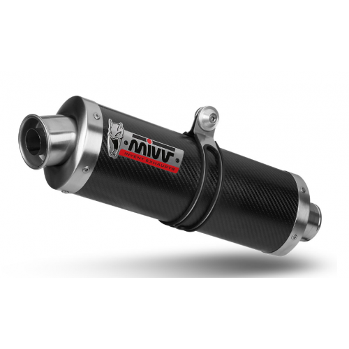 ESCAPE OVAL CARBONO MIVV HOMOLOGADO