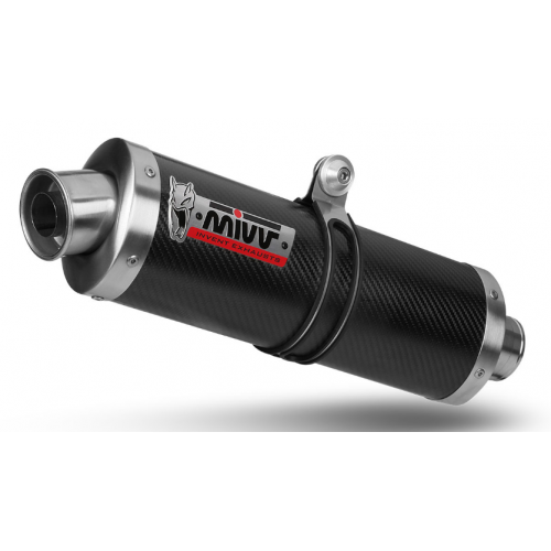 ESCAPE OVAL CARBONO MIVV HOMOLOGADO