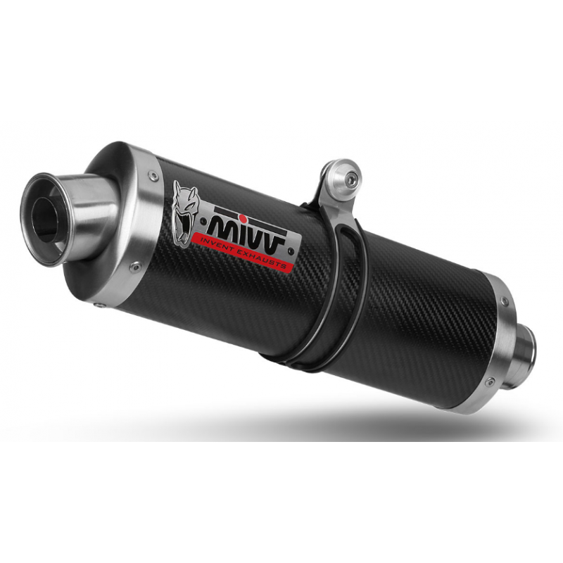ESCAPE OVAL CARBONO MIVV HOMOLOGADO