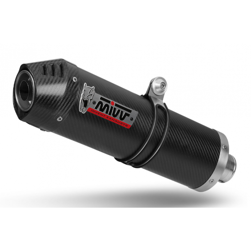 ESCAPE OVAL COMPLETO CARBONO MIVV HOMOLOGADO