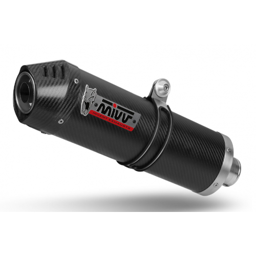 ESCAPE OVAL COMPLETO CARBONO MIVV HOMOLOGADO