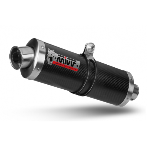 ESCAPE OVAL CARBONO MIVV HOMOLOGADO