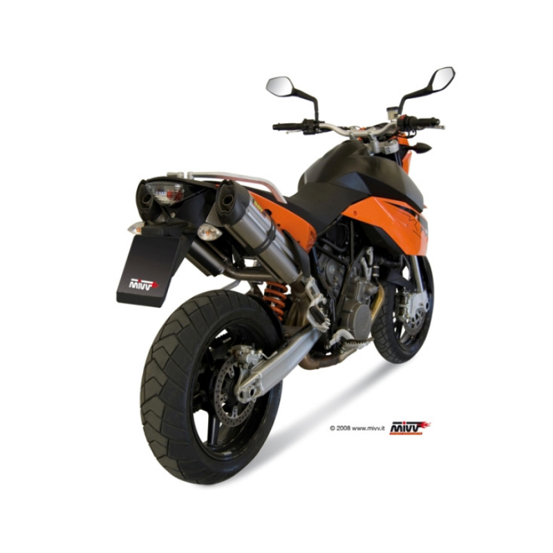 DOBLE ESCAPE SUONO INOXIDABLE MIVV HOMOLOGADO