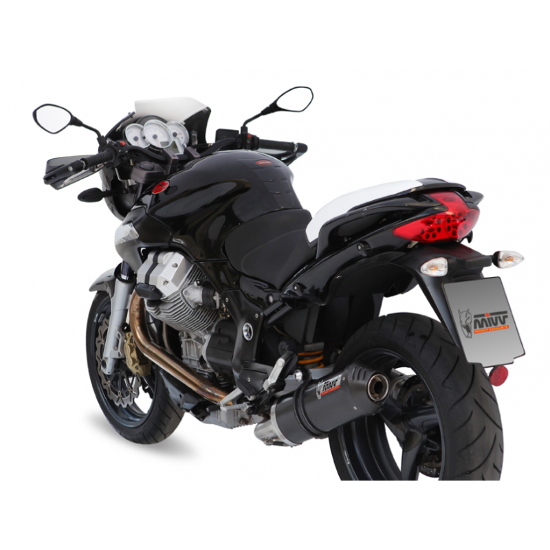 COMPLETE OVAL EXHAUST CARBON MIVV APPROVED