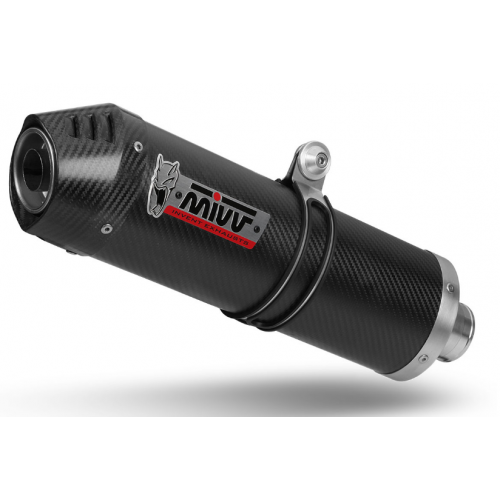 ESCAPE OVAL COMPLETO CARBONO MIVV HOMOLOGADO