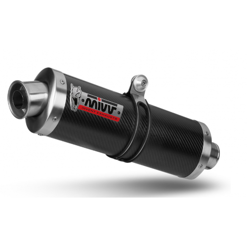 ESCAPE OVAL CARBONO MIVV HOMOLOGADO