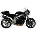 Escape Alto Oval Carbono Mivv 2003-04 Homologado