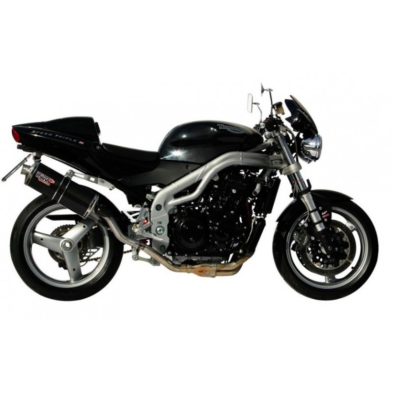 OVAL CARBON EXHAUST MIVV GSF 1200 BANDIT 1996-00
