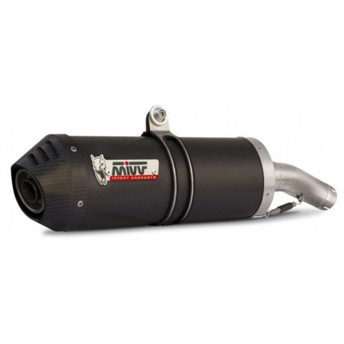 ESCAPE OVAL COMPLETO CARBONO MIVV HOMOLOGADO