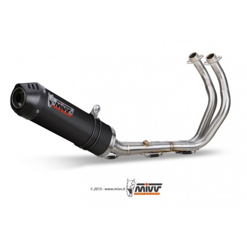 ESCAPE OVAL COMPLETO CARBONO MIVV HOMOLOGADO