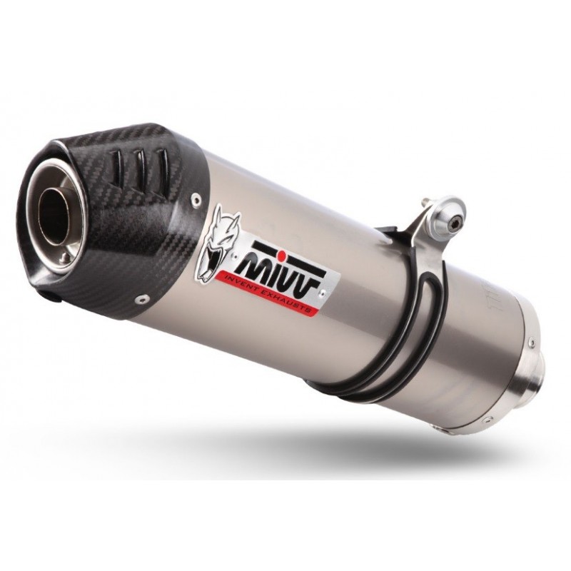 ESCAPE OVAL COMPLETO CARBONO MIVV HOMOLOGADO