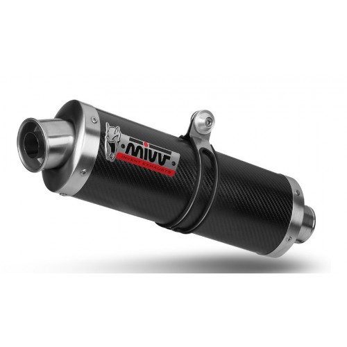ESCAPE OVAL CARBONO MIVV HOMOLOGADO