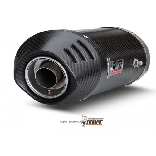 Double Oval Exhaust Mivv 2007-08 Approved