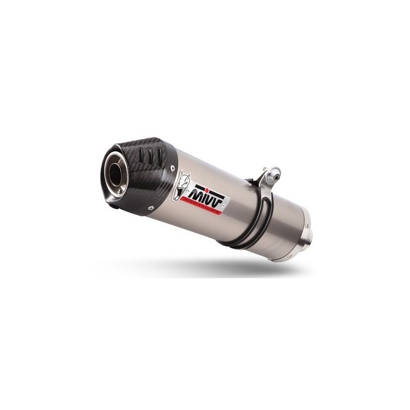 TITANIUM OVAL EXHAUST MIVV NOT APPROVED
