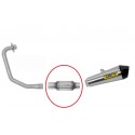 TUBO ENLACE CATALIZADOR ACERO INOXIDABLE