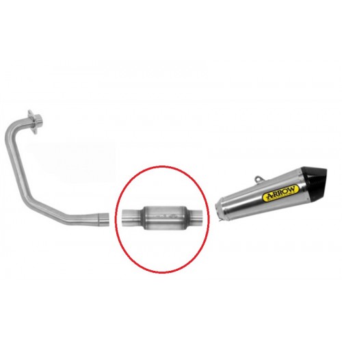 TUBO ENLACE CATALIZADOR ACERO INOXIDABLE