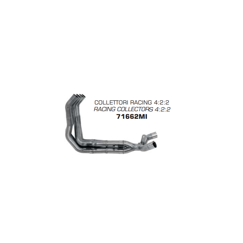 COLECTOR 4:2:2 ACERO INOXIDABLE ARROW RACING