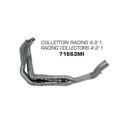 COLECTOR 4:2:2 ACERO INOXIDABLE ARROW RACING