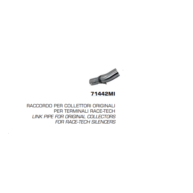 TUBO ENLACE CONECTOR CATALIZADO ARROW HOMOLOGADO