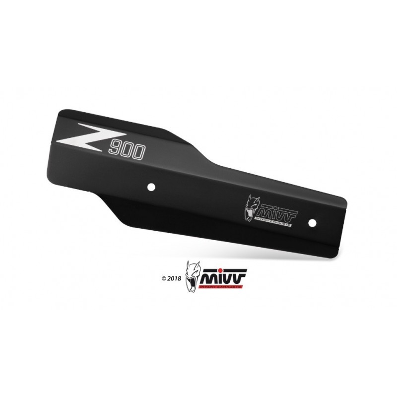 BLACK STEEL COVER MIVV EXHAUST Z900