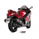 DOBLE ESCAPE OVAL MIVV GSX-R 1300 HAYABUSA 2008-
