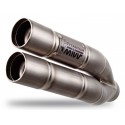 Escape Double Gun Titanio Mivv Homologado