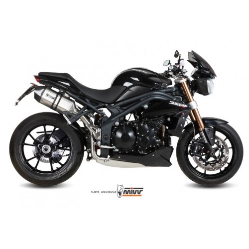 Double Exhaust Speed Edge Mivv 2011-15 Approved