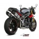 EXHAUST DOUBLE HIGH SUONO MIVV SPEED TRIPLE 2016-